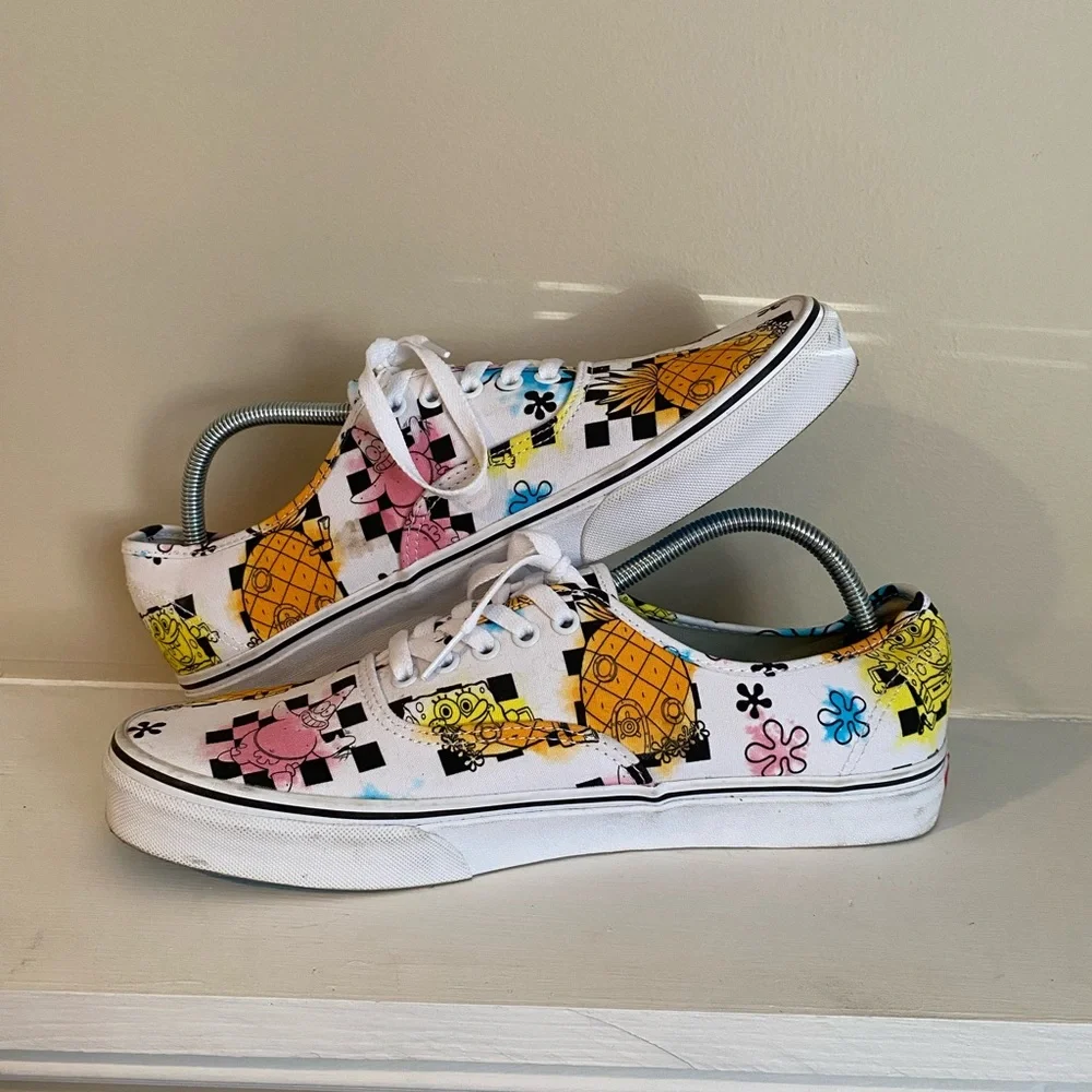 Vans SpongeBob Squarepants Authentic Size 12 Airbrush 2021 - Picture 3 of 7